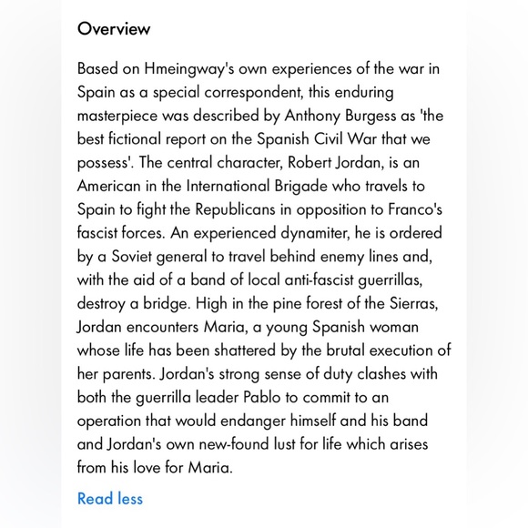 For Whom the Bell Tolls by Ernest Hemingway - Picture 2 of 2